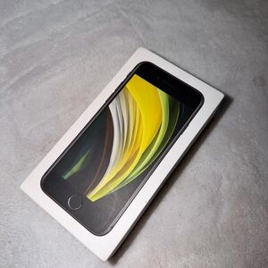 Apple iPhone with Yellow and Black Display